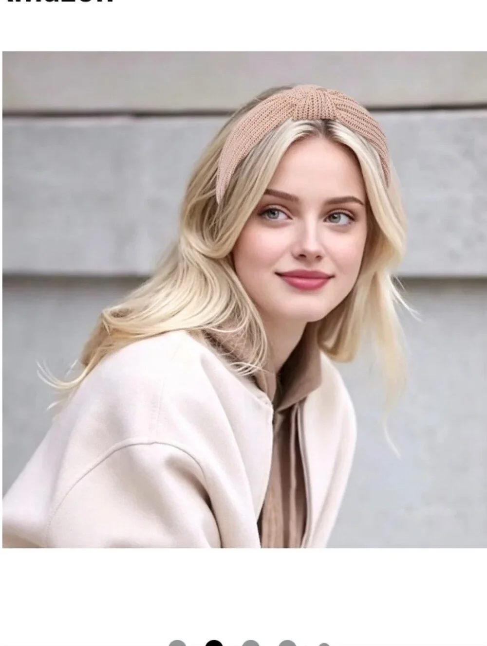4pcs Knotted Headbands for WomenNeutral Fall Wide Knitted Headbands